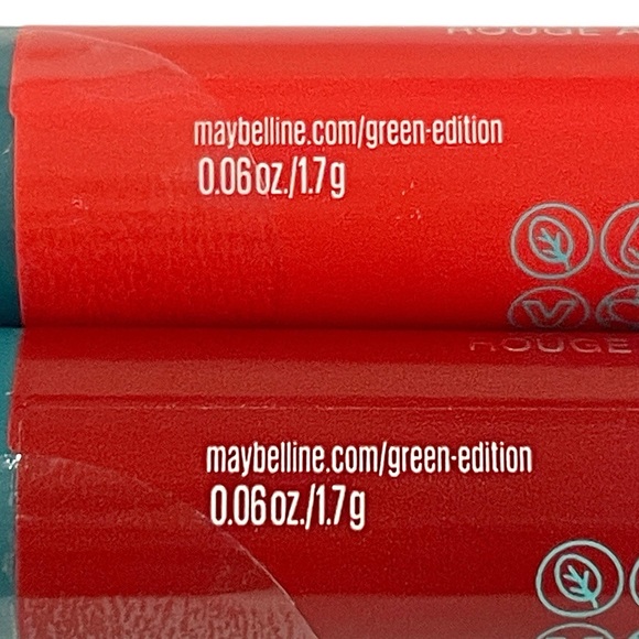 MAYBELLINE Green Edition Balmy Lip Blush With Mango Oil 004 Flare + 002 Bonfire - Picture 5 of 7